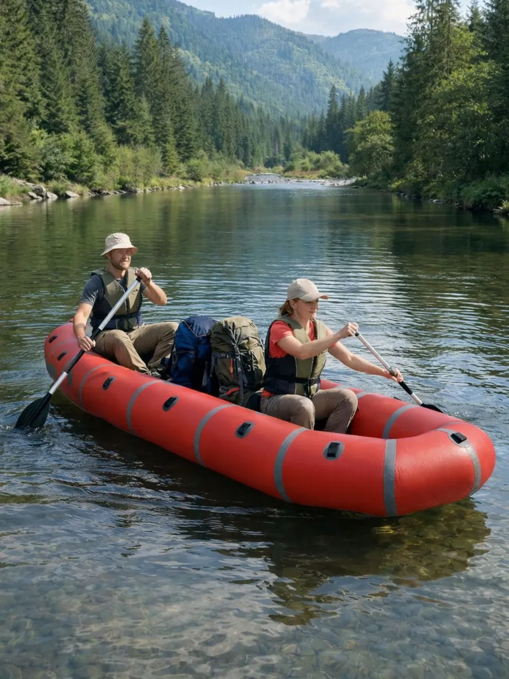 Пакрафт Эскимос 300 М Двухсекционный + 14 рымов