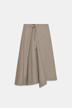 ZARA ЮБКА-ПАРЕО С ПРЯЖКОЙ — ZW COLLECTION, ЮБКА-ПАРЕО С ПРЯЖКОЙ — ZW COLLECTION