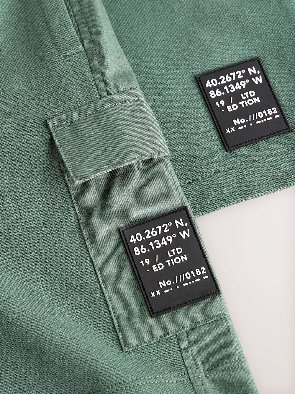 Футболка и шорты карго в комплекте для мальчика Next E98-836, Хаки