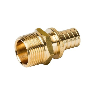 Переход на наружную резьбу STOUT - 20 x 3/4" (для труб из сшитого полиэтилена)