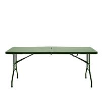 Стол-книжка пластиковый разборный зеленый
