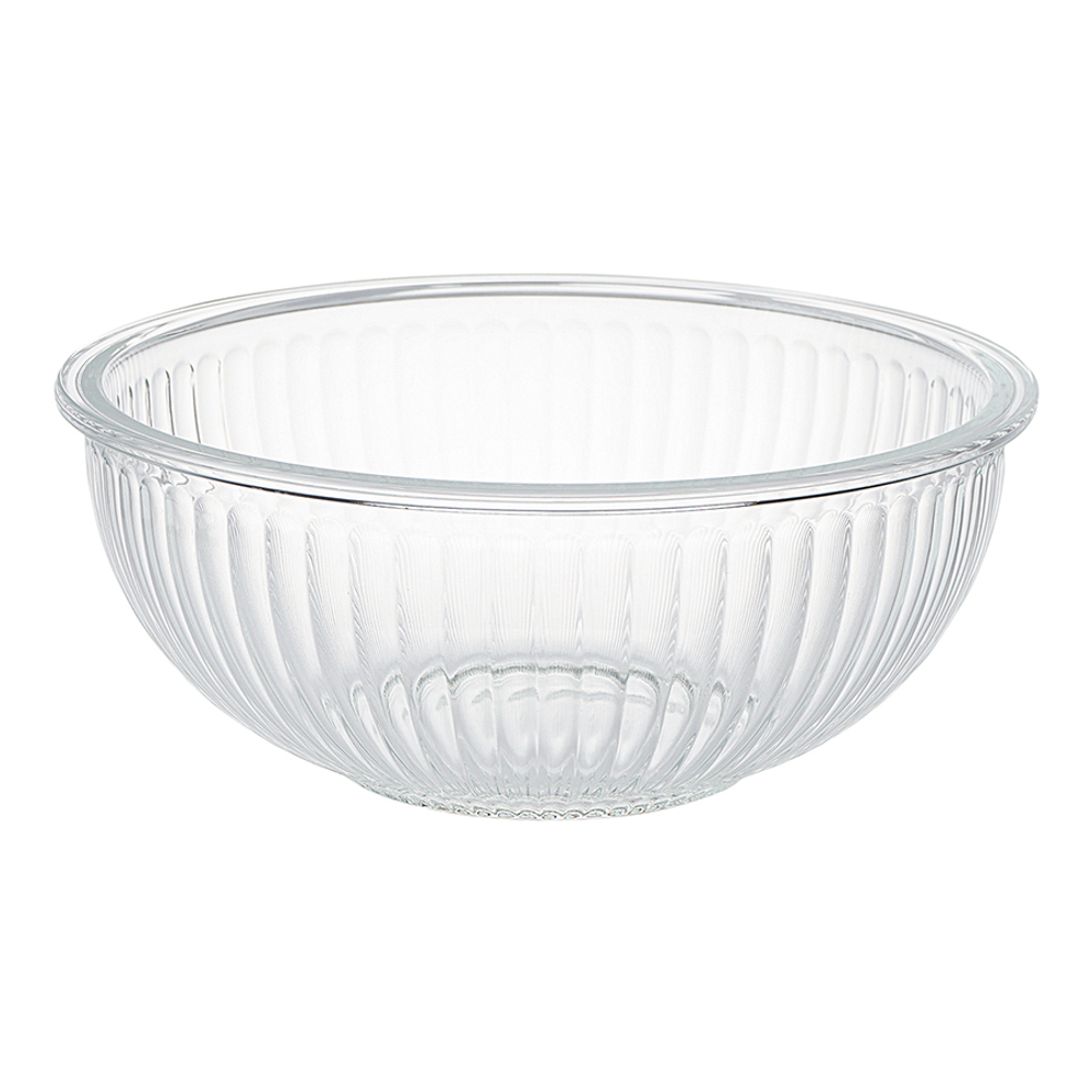 Чаша стеклянная с бамбуковой крышкой harmy, 2 л