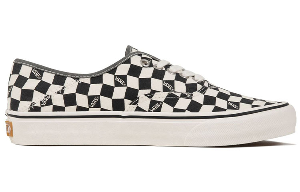 Vans Authentic Vr3 Sf Low Top Casual Skateboarding Shoes Unisex Black White Grid "Black White"