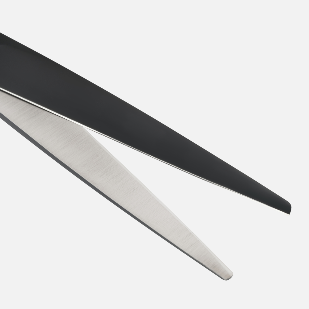 Прямые длинные парикмахерские ножницы black edition BE-04