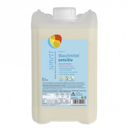 Жидкость для стирки гипоаллергенная Sensitive Sonett, 5 л
