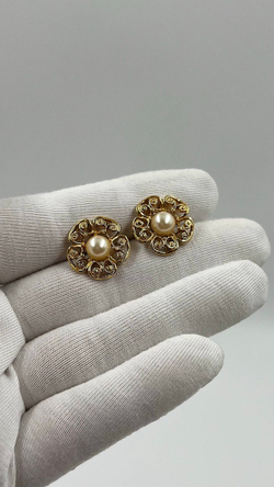 Серьги с «жемчугом»