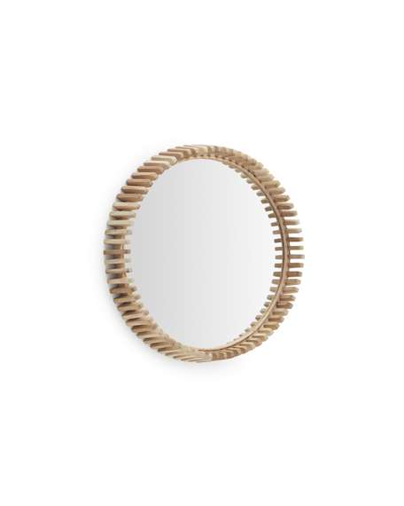 Polke Зеркало в раме из тикового дерева Ø 100