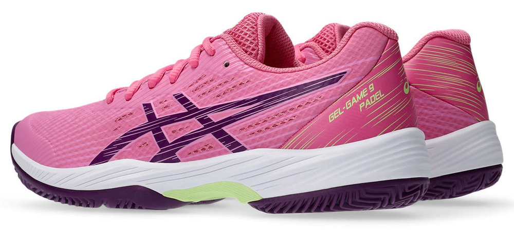 Женские  кросовки для Padel Asics Gel-Game 9 Padel - dragon fruit/deep mauve