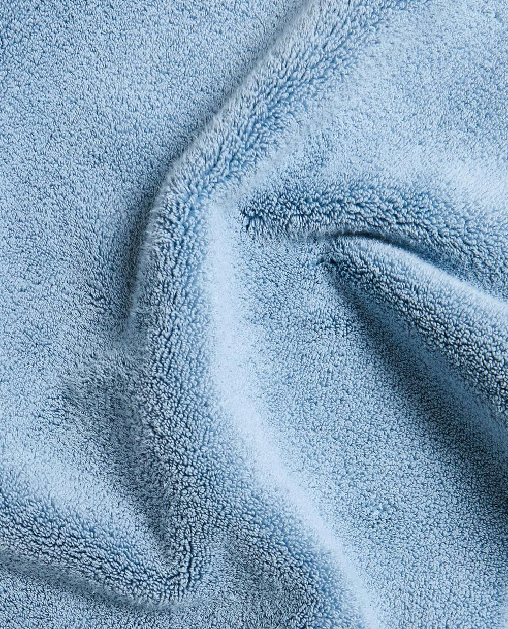 Zara Home - Нескользящий коврик для ванной из мягкой махровой ткани, синий, 60x90 см