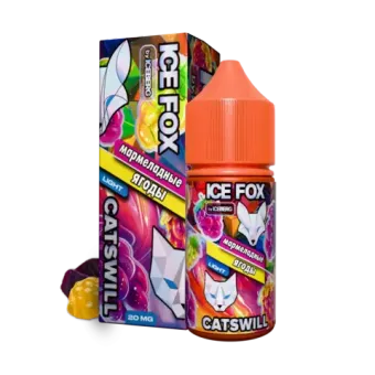 Жидкость ICE FOX & CATSWILL Salt 2% 30 ml - МАРМЕЛАДНЫЕ ЯГОДЫ