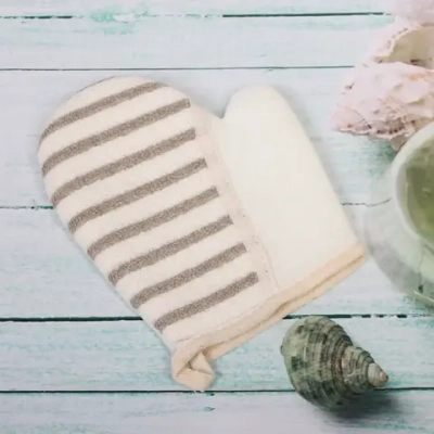 Мочалка-варежка для тела мягкая «Ultramarine - Прима», 18*22см