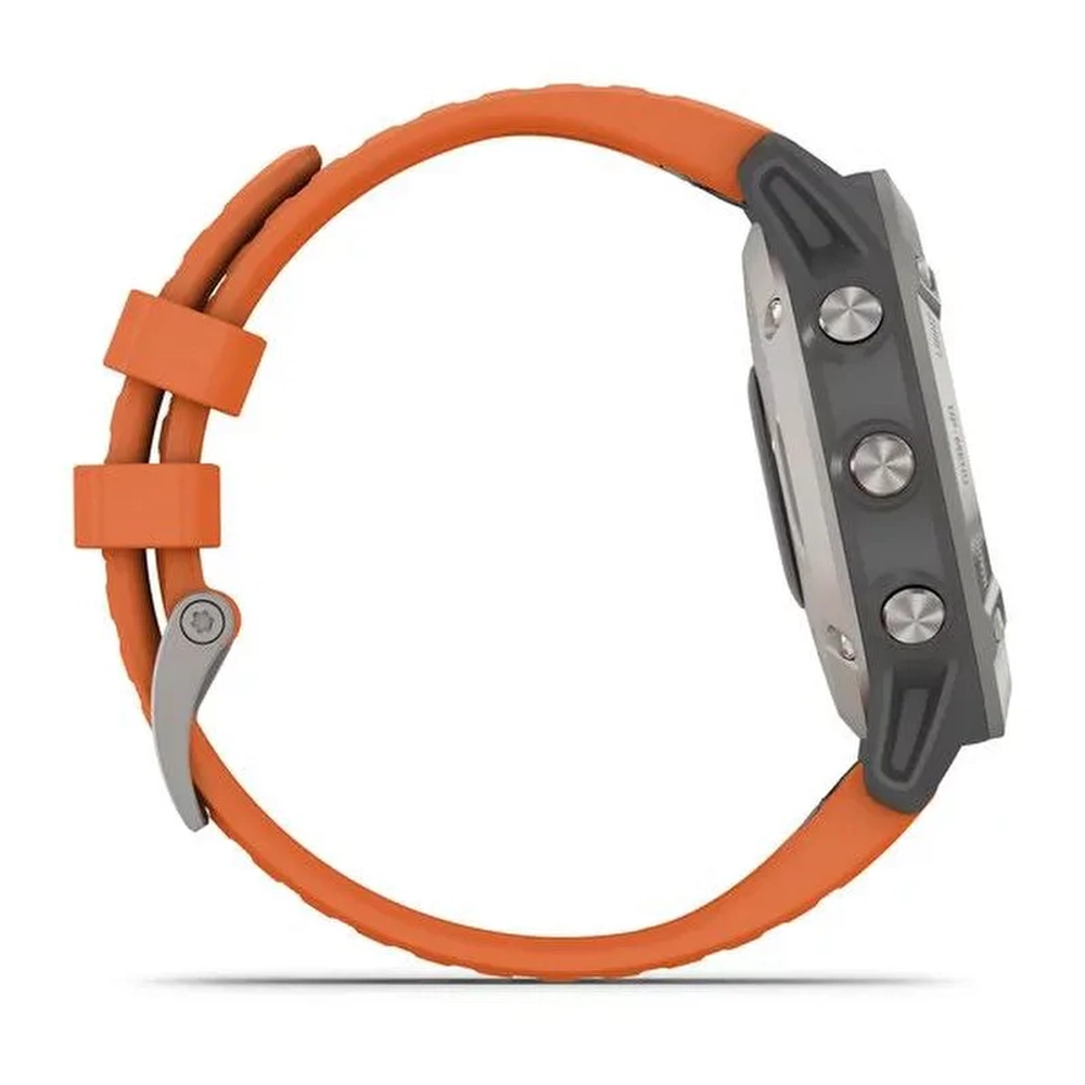 Смарт-часы Garmin Fenix 6 Sapphire, титановый, 010-02158-14