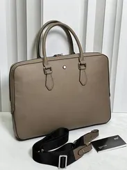 Портфель для документов MONTBLANC Sartorial бежевая