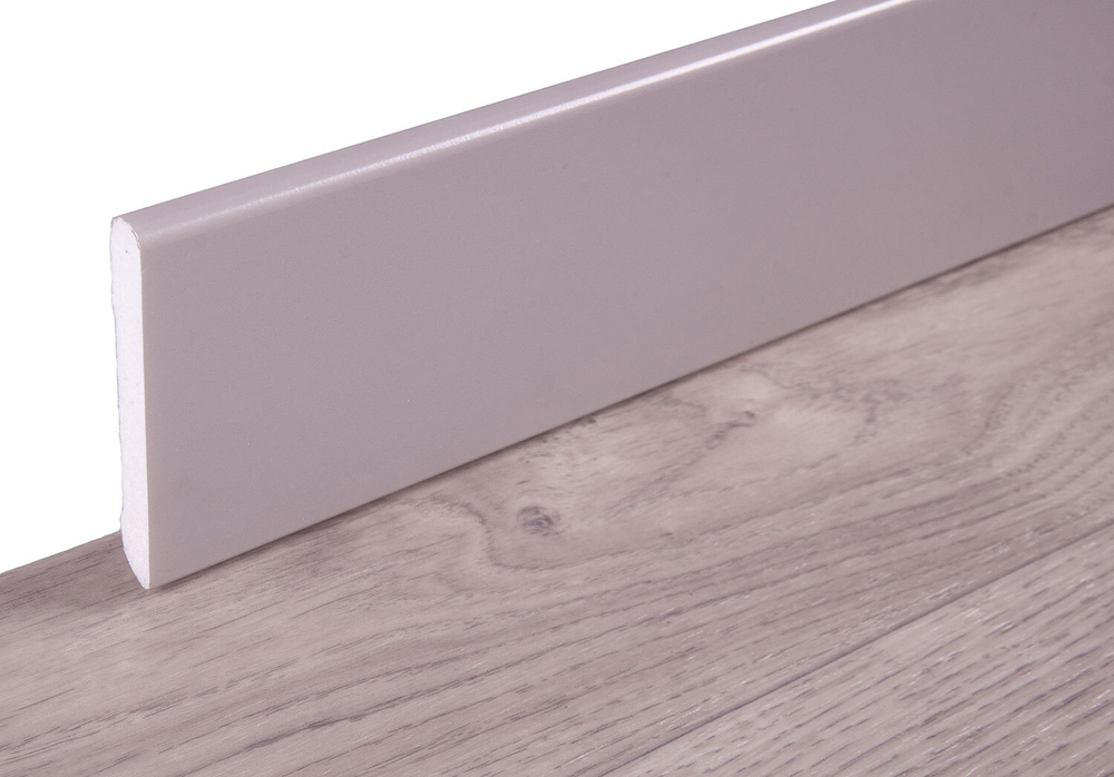 Плинтус Arbiton Stiq S0810 Светлый серый