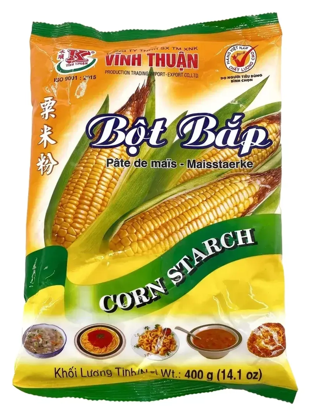 Вьетнамский кукурузный крахмал 400 г * 5 шт