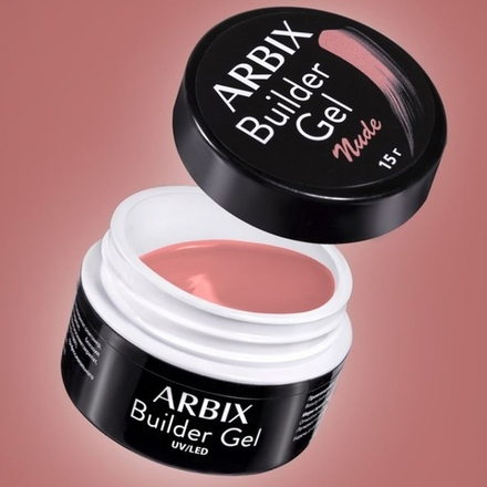 Гель для наращивания ногтей Arbix  Builder Gel Nude,15г.