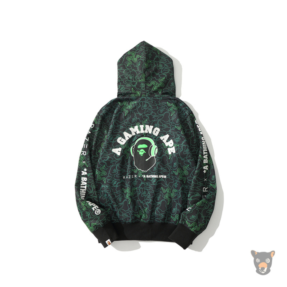 Зип-худи Bape x RAZER