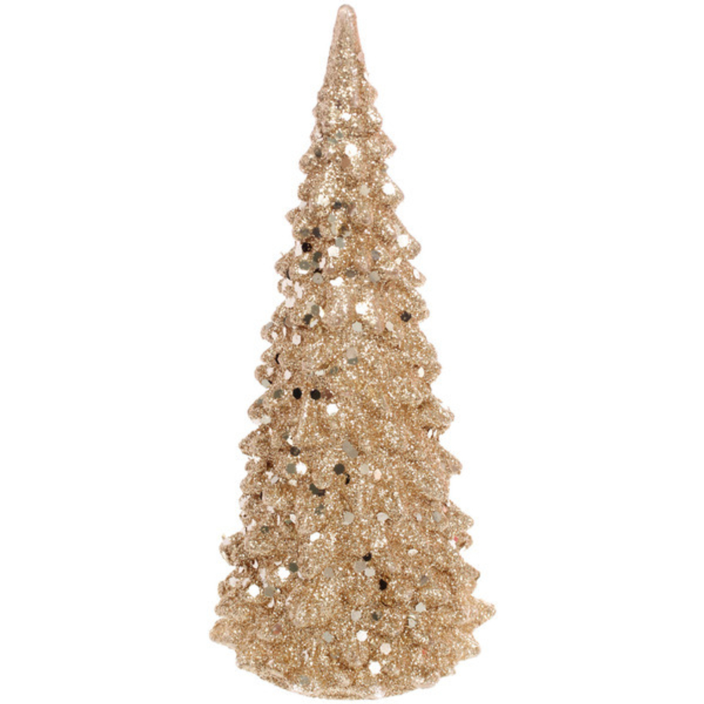 Сувенир с подсветкой «Волшебная красавица» 17 см, Золото (работает от батареек LR44*3)