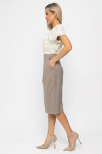 Платье Юстина (бежевое) П13663-16М LT Collection