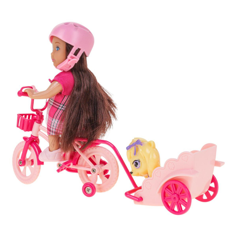 Кукла тип модница с аксесс. коробка 4606