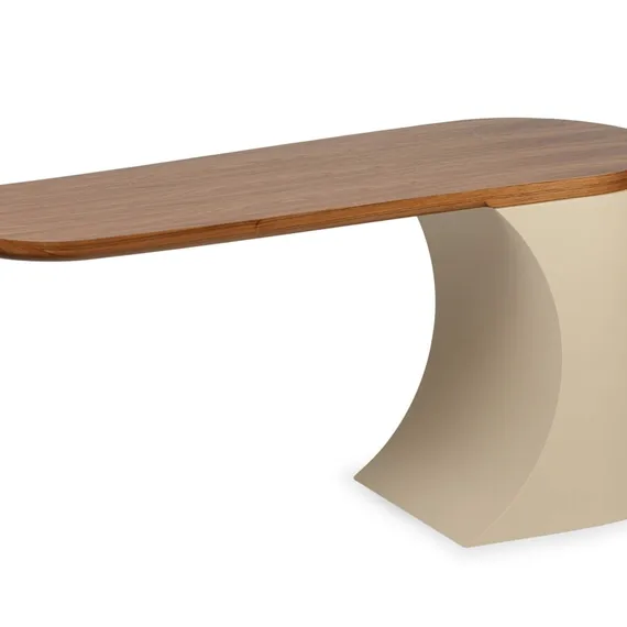 Рабочий стол Rome 160x60 см, шпон ореха