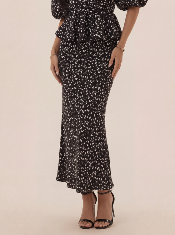 Юбка в цветочек