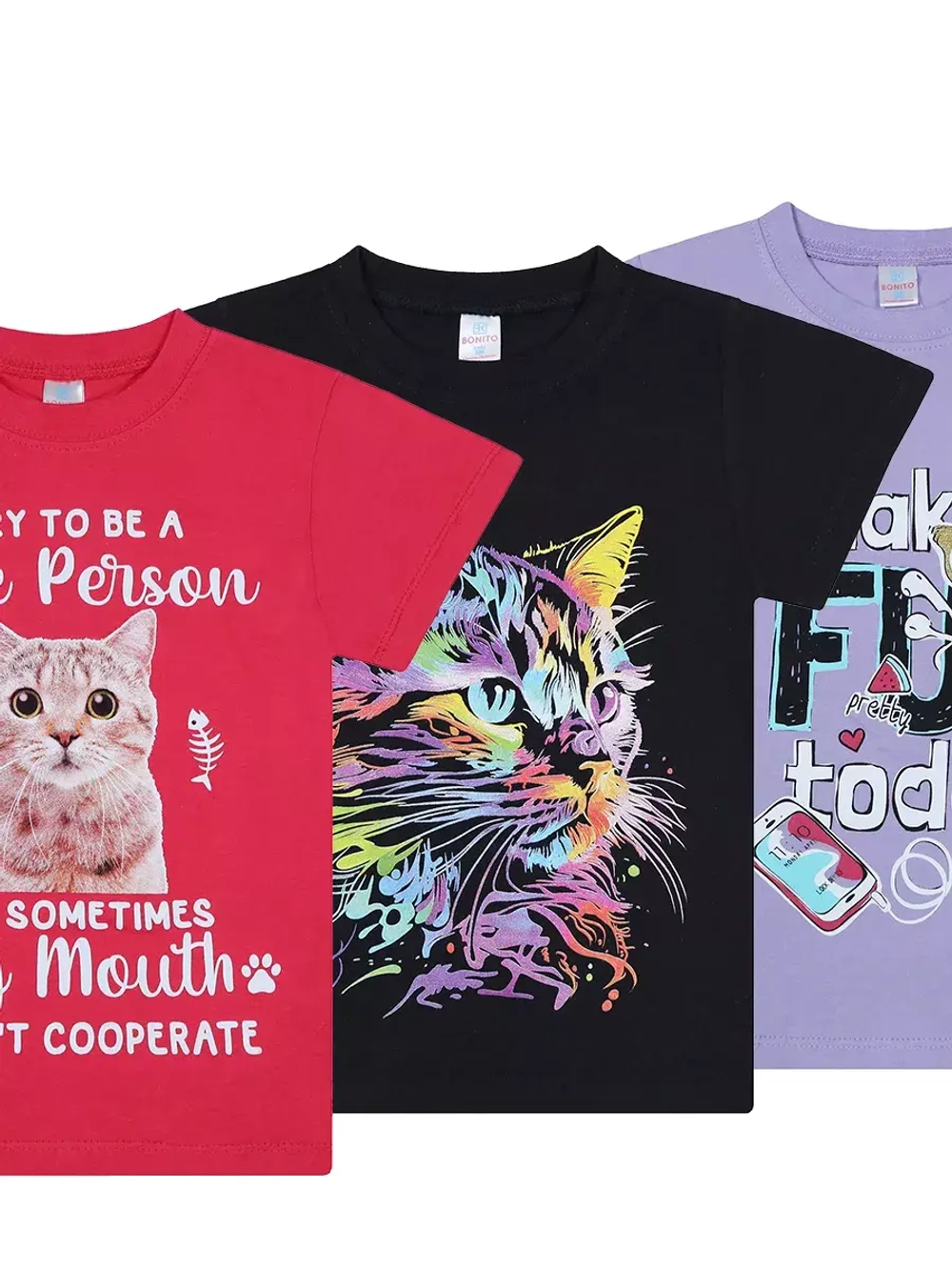 Футболка для садика и школы.девочка.набор 3 шт