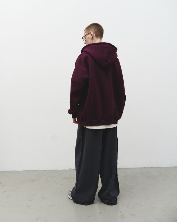 Худи Zip-Up Potent Purple фиолетовый - фото 3