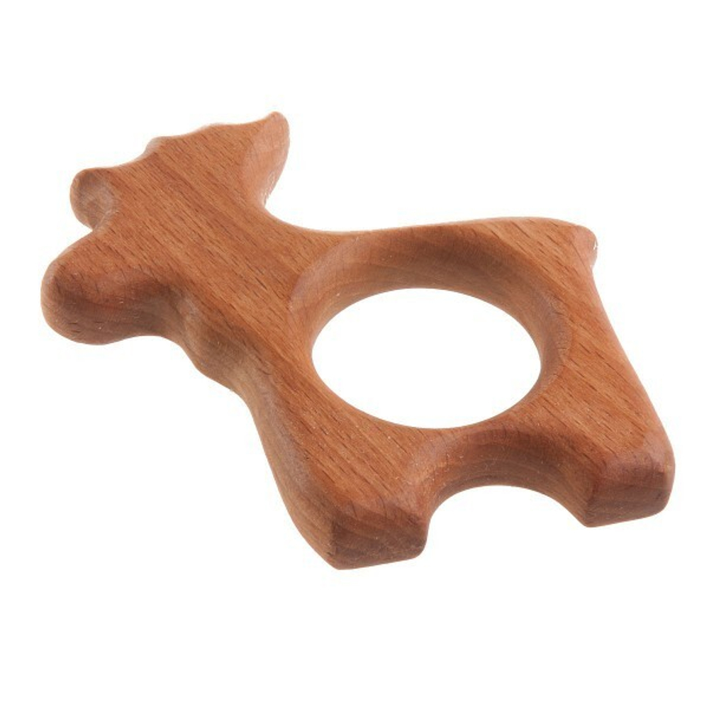 Деревянный грызунок Лось Леснушки