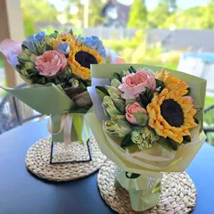 Букет зефира «Солнечный подарок» / 23-25см