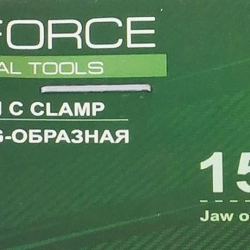 Струбцина G-образная ''Profi''6''-150мм (вес-1.73кг) RockForce##Rock FORCE RF-333116