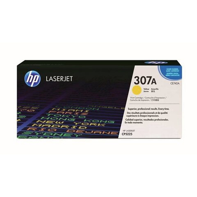 Картридж HP CE742A (307A) для LaserJet Pro CP5220/CP5221/CP5225/P5229 желтый (7.3k)