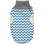 Мочалка - варежка скрaбирующая «Premium - KORSIKA», цвет белый / бирюзовый, 12*15см (ZIPпакет)