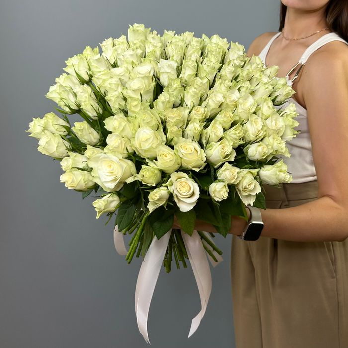 Букет роз Атена 40 см (под ленту)