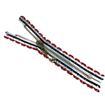 Застежка-молния декоративная металл №5 16см