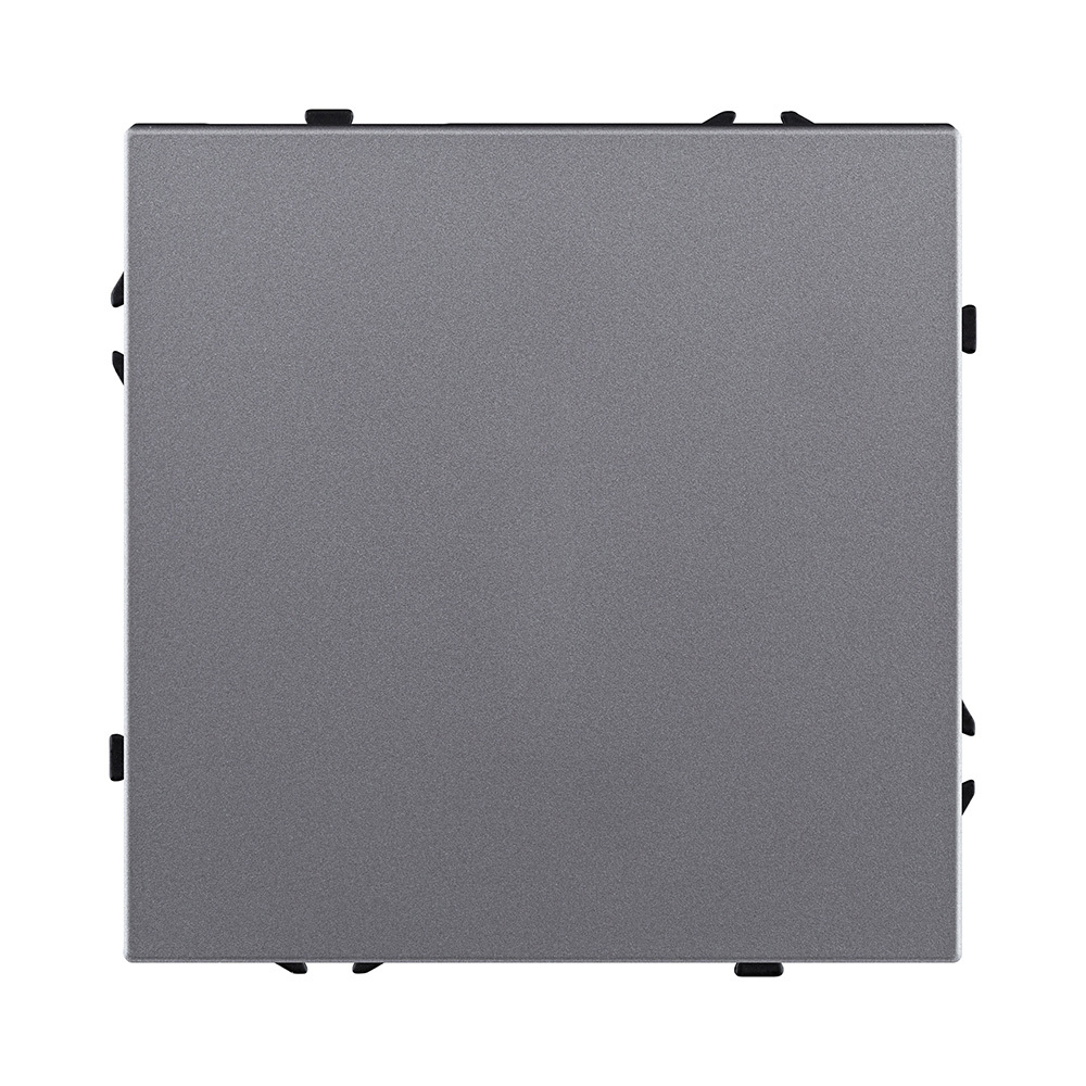 Выключатель 1-клавишный 10А/250В, серый Kollinger Eclipse EC-001GY