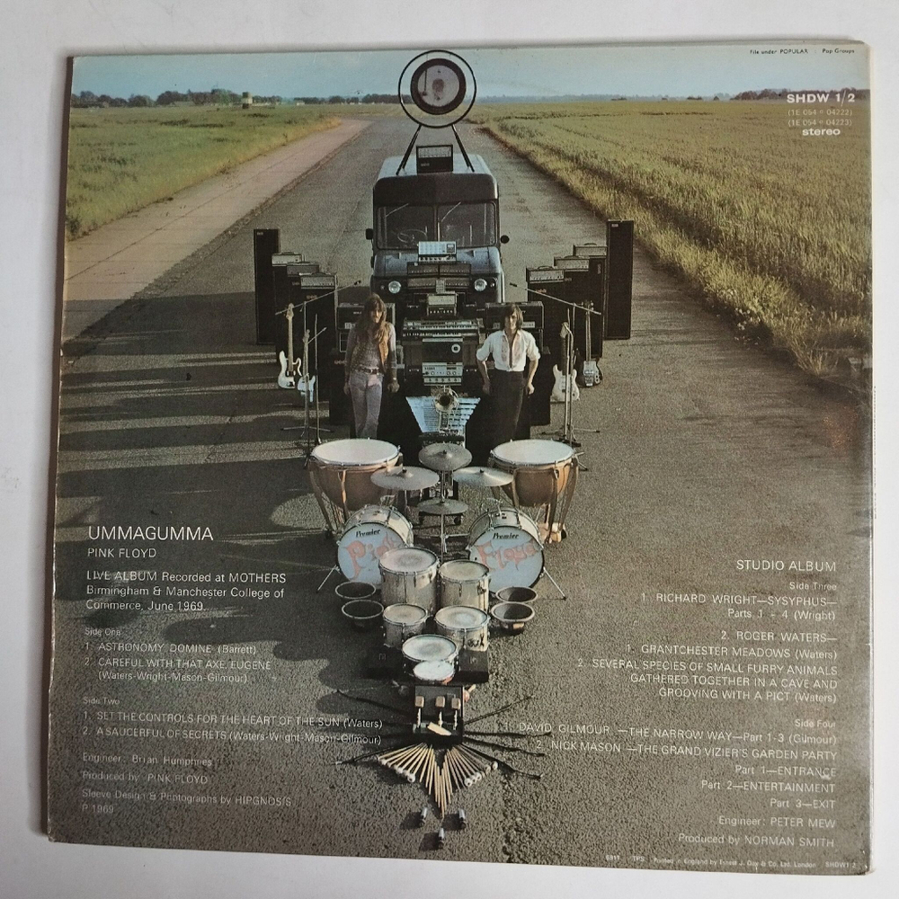 Винтажная виниловая пластинка LP Pink Floyd Ummagumma (UK 1969)
