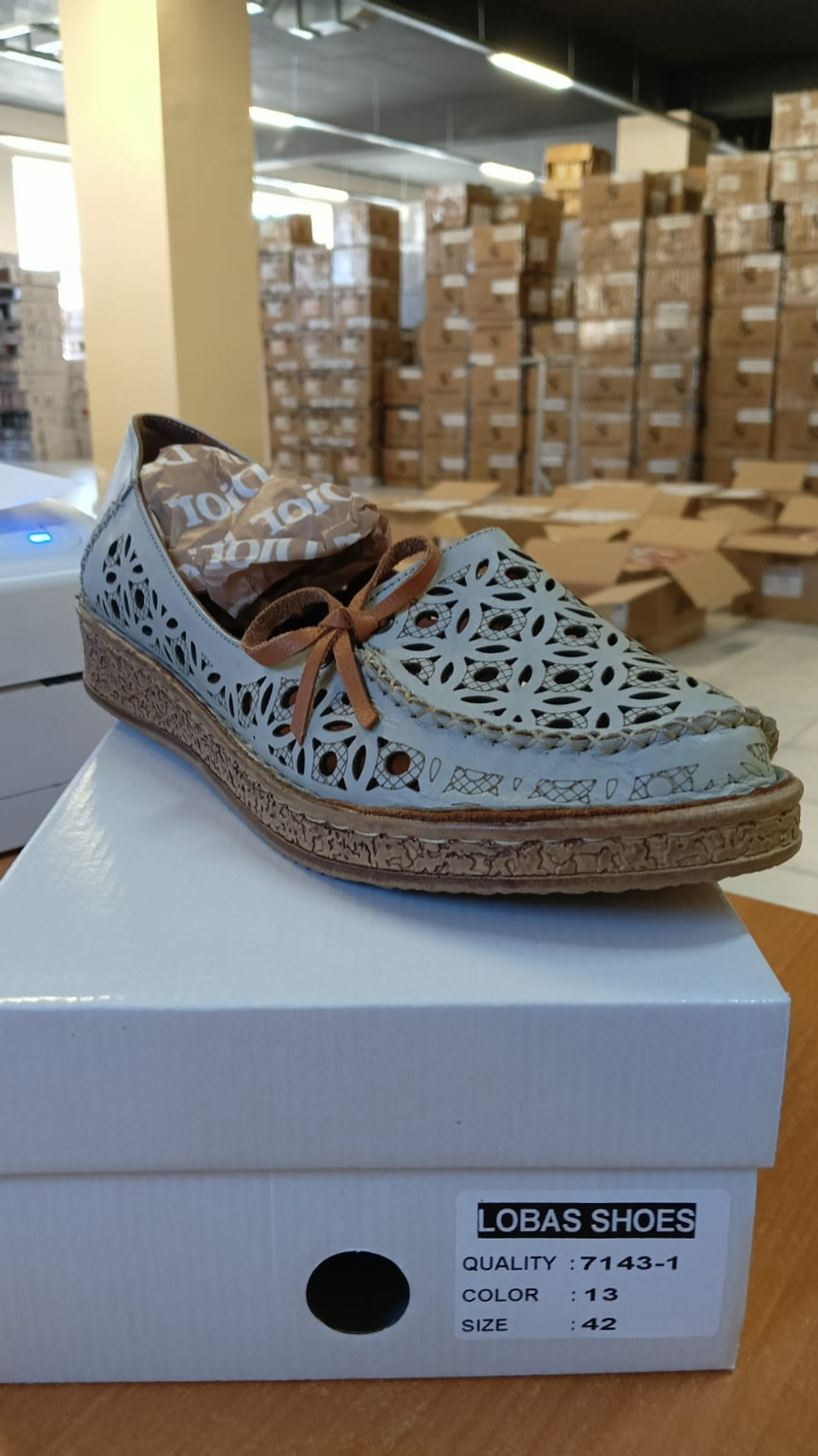 Туфли женские летние LOBAS SHOES 7143-1-13