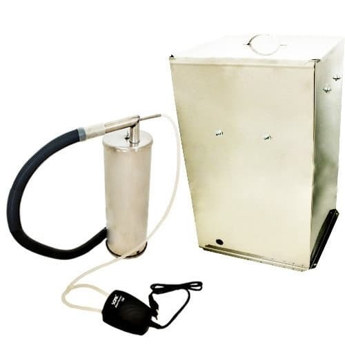 Коптильня холодного копчения с емкостью 50 л,УЗБИ "Дым Дымыч" 02Б (нержавеющая сталь)