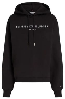 Женская Кофта теннисная Tommy Hilfiger Modern Regular Corp Logo - черный