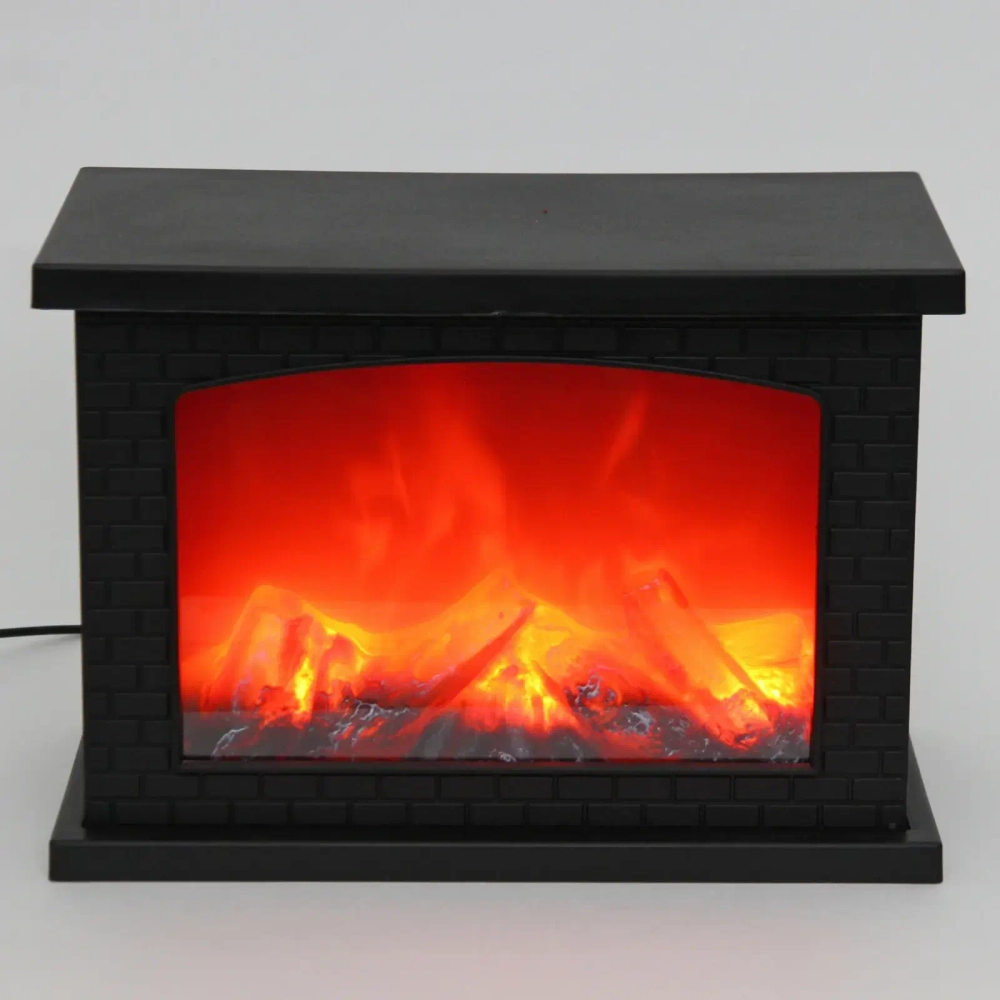 Сувенир с подсветкой «КАМИН - Тепло и уют» 25,5*13,8*18 см (питание от USB и батареек)