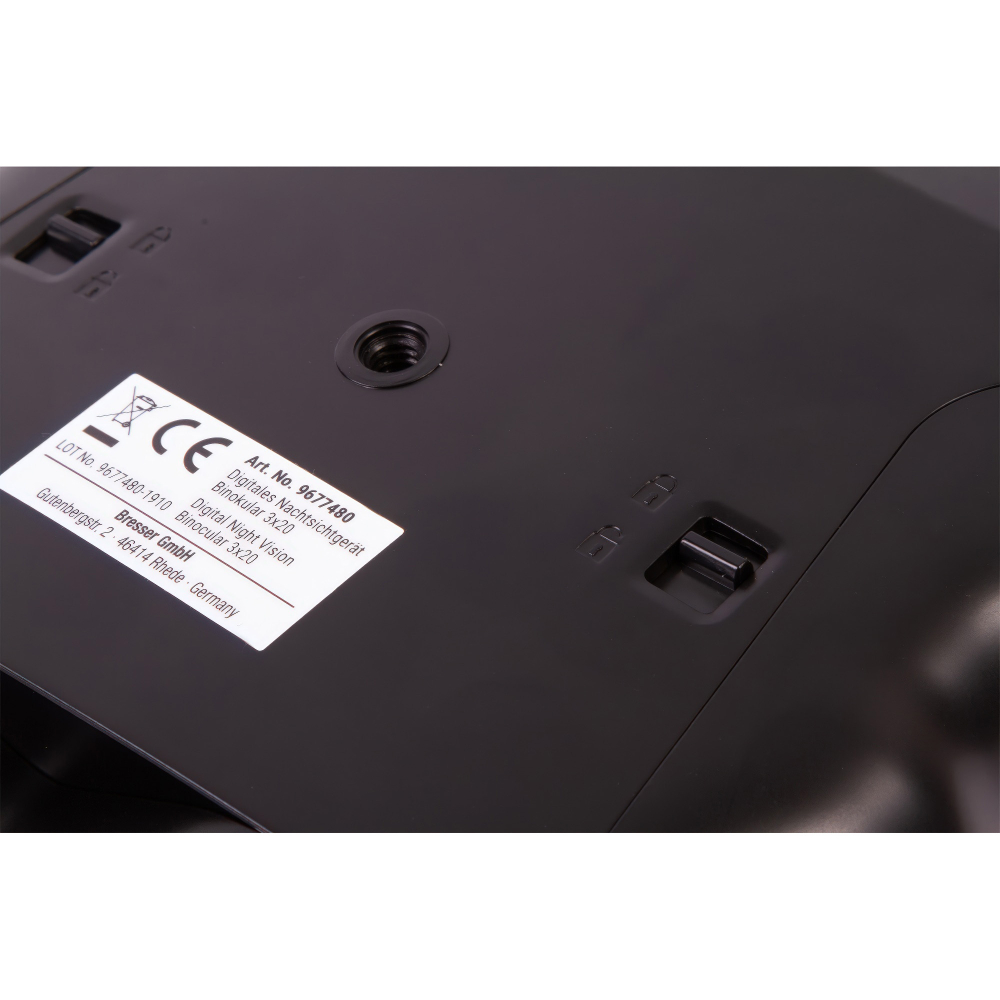 Бинокль ночного видения Bresser 3x20, цифровой - Возможность установки на штатив для длительных наблюдений.