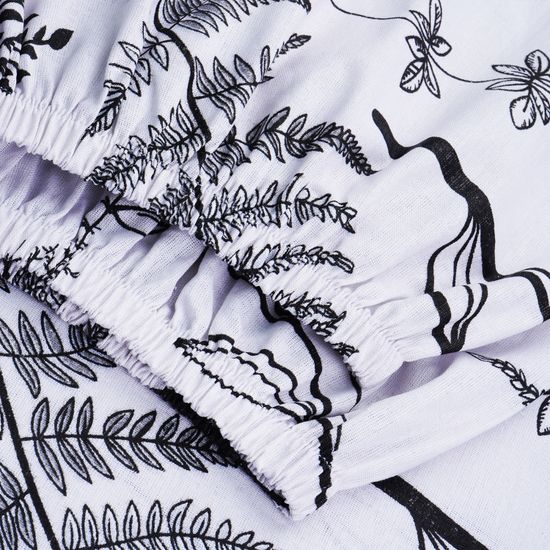 Простыня на резинке  Вилена,  90x200х30 см. , бязь  DOMTEKC