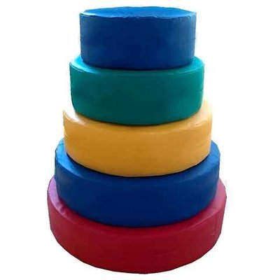 Детский игровой набор «Пирамида круглая на липучках»