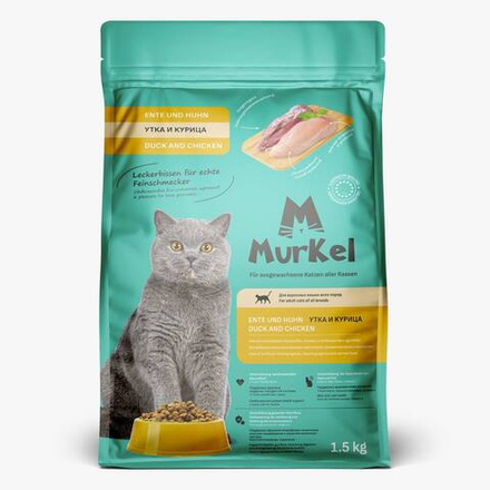 Корм Murkel 1.5кг Курица-утка