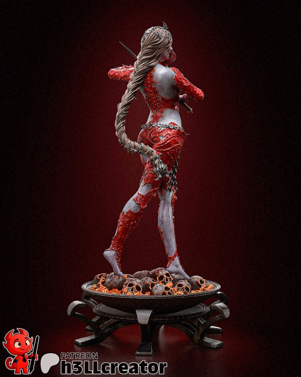 Фигурка орин Orin the Red Baldurs Gate bg3 #BaldursGate
