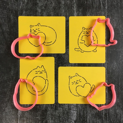 Кот с сердцем №5