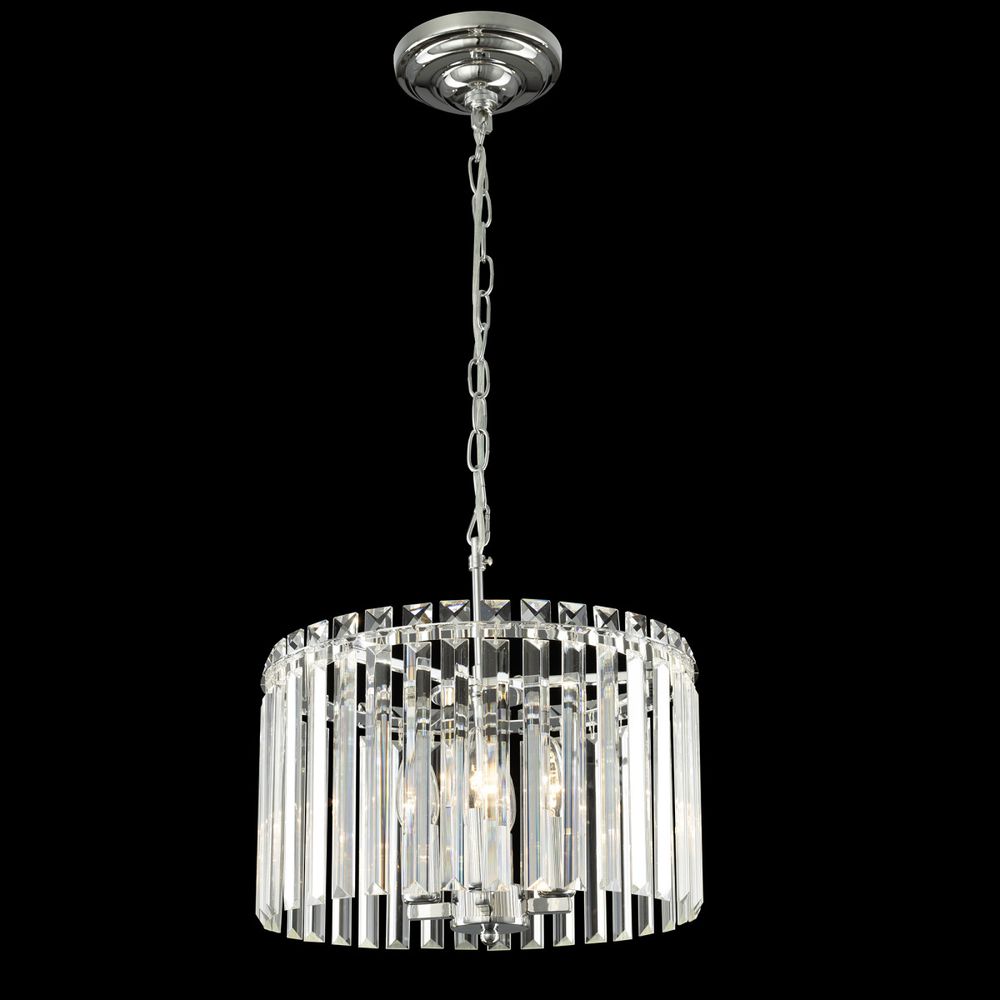 Citilux Джейн CL306141 Хрустальная подвесная люстра Хром