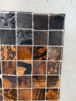 Ковер овальный натуральный Телячья шкура