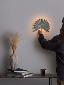 Светильник настенный Palm Leaf, 30х24 см, белый